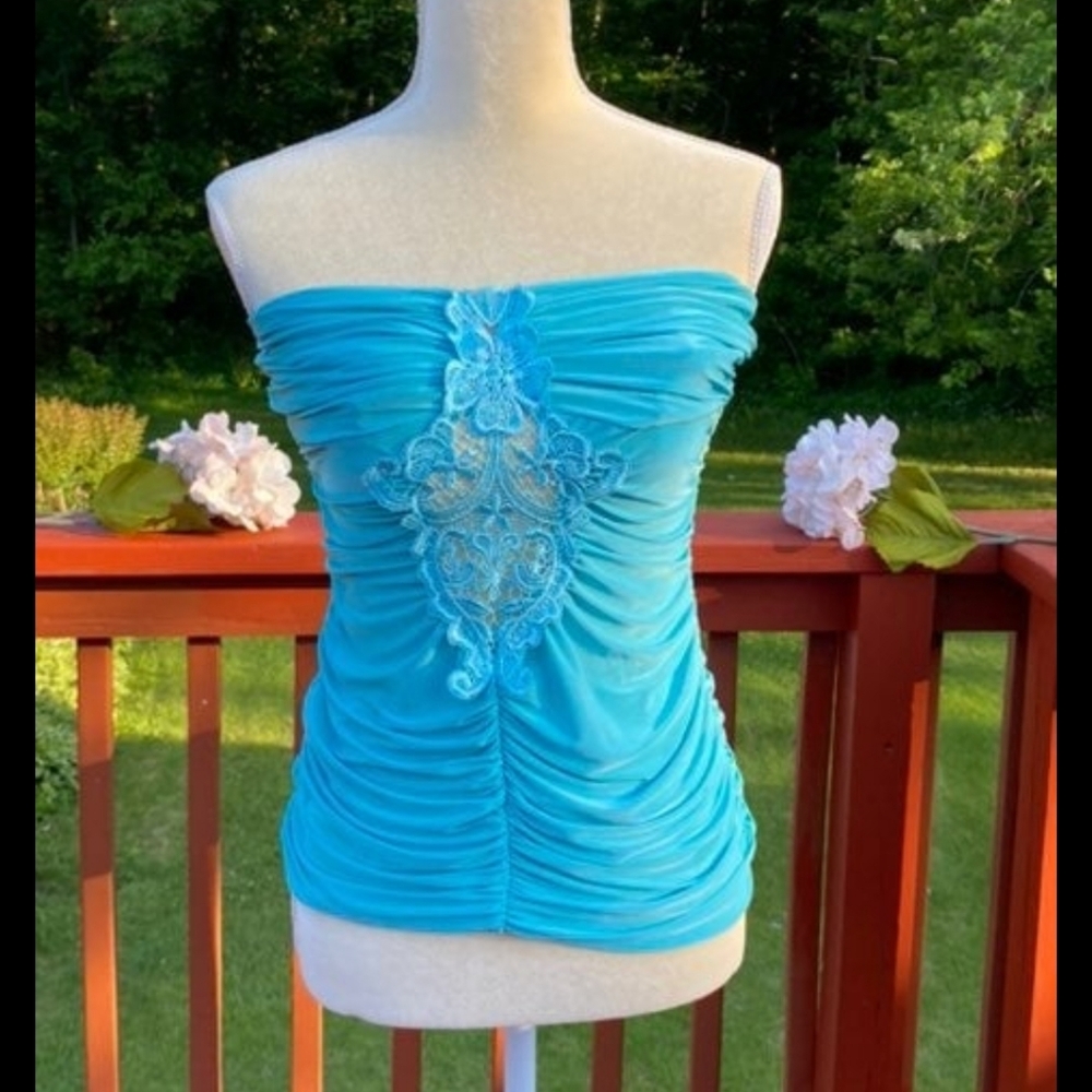 Charlotte Russe Ruched Tube Top